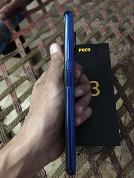 Poco x3 nfc ram 6 room 128 box with fast charger 4