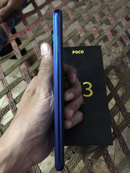 Poco x3 nfc ram 6 room 128 box with fast charger 6