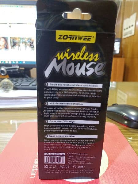 New Branded Wireless & Wired Mouses, RGB DPI 3600/2400/1800/1200 Multi 10