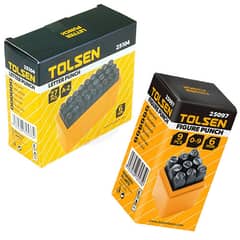 Tolsen 36 Pcs 6mm Steel Letter & Number Punch Sets
