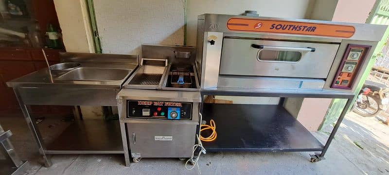 PIZZA AND BURGER SETUP FOR SALE 03344553693 6