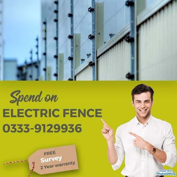 Electric Fence for security 1