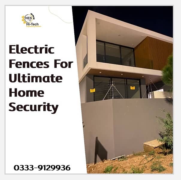 Electric Fence for security 5