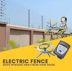 Electric fence for security wires