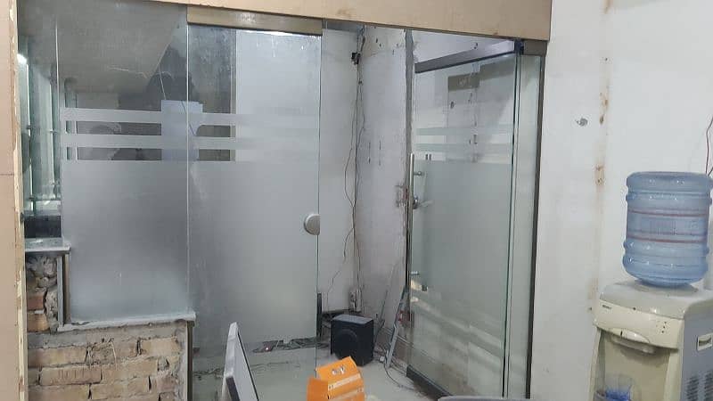 Glass shower / office glass partition 1