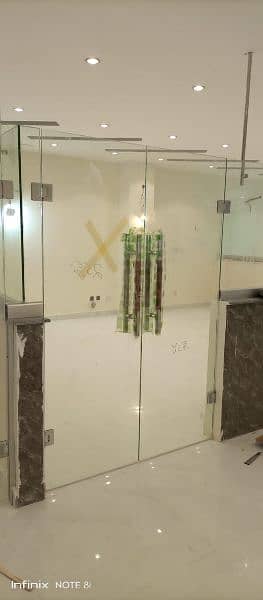 Glass shower / office glass partition 5