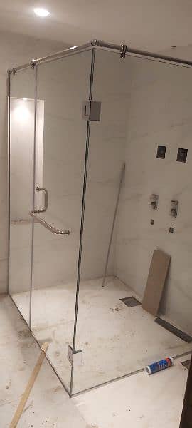 Shower Cabin Office glass Partition 1