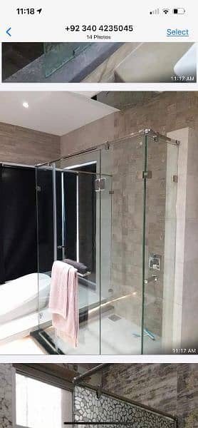 Shower Cabin Office glass Partition 7