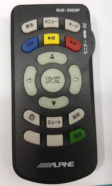 ALPINE Remote Control ORIGINAL model no RUE-3200 P 6