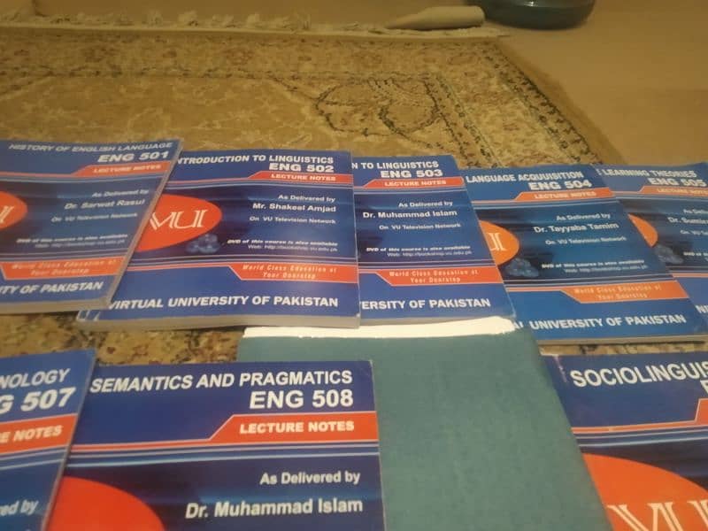 Virtual University english language teaching books Elt501-Elt 522 1