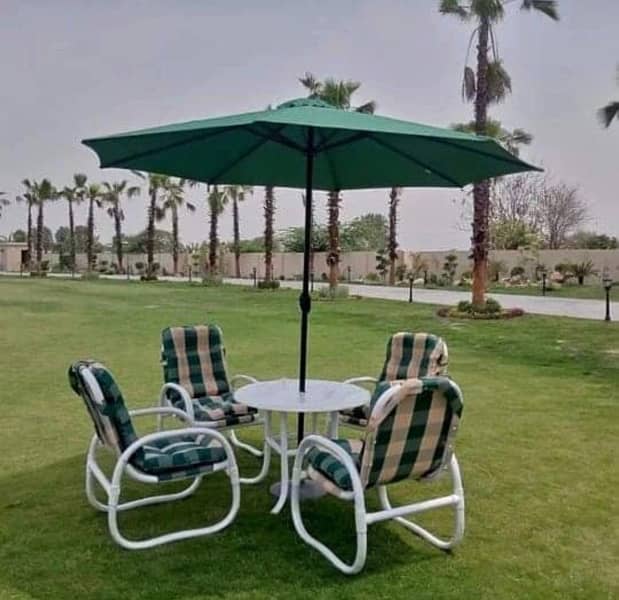 Heaven Cafe chairs Upvc material Rattan furniture 4
