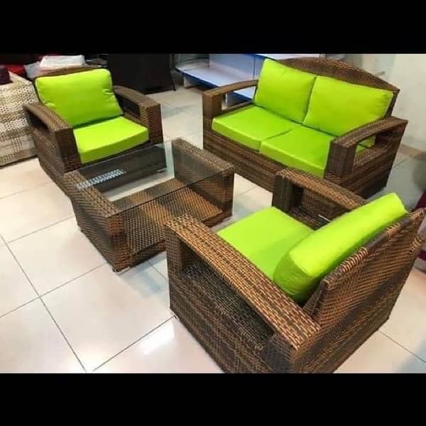 Heaven Cafe chairs Upvc material Rattan furniture 5