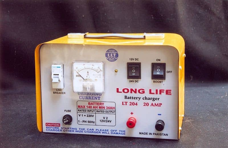 Long Life Transformer's Automatic & Manual Battery Charger - Copper W 2