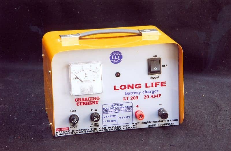 Long Life Transformer's Automatic & Manual Battery Charger - Copper W 3