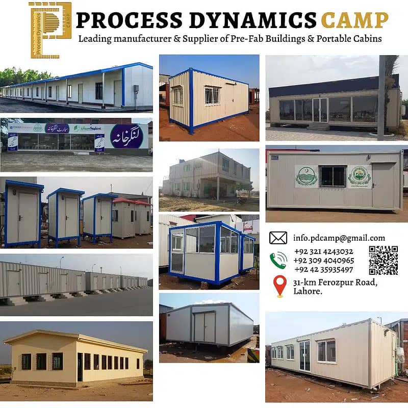 Prefab double story building joint container office container portable 3