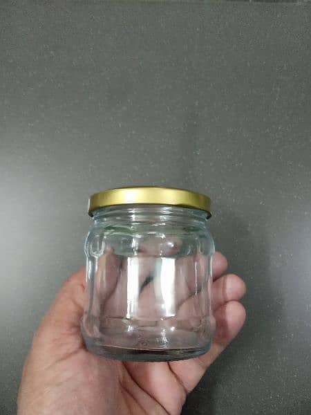 Square and Hexagonal and Round Glass Jars 5