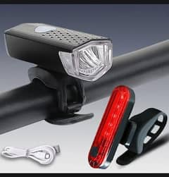 Bike Light USB LED Rechargeable 300 Lumens Bicycle Lamp Mountai