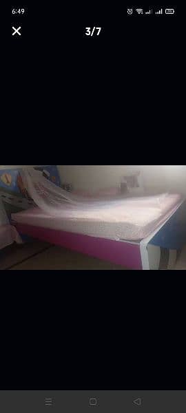 Kids beautiful bed farrari 95 style urgent sale 4