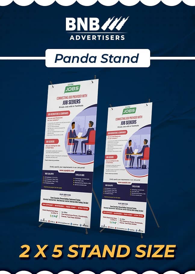 Rollup Standee/Standy, Display Stands, Banner Flex, Non tear Printing 3