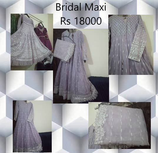 Bridal |Wedding | Lehenga|Marriage Dress | Nikkah Designer Barat Maxi 1
