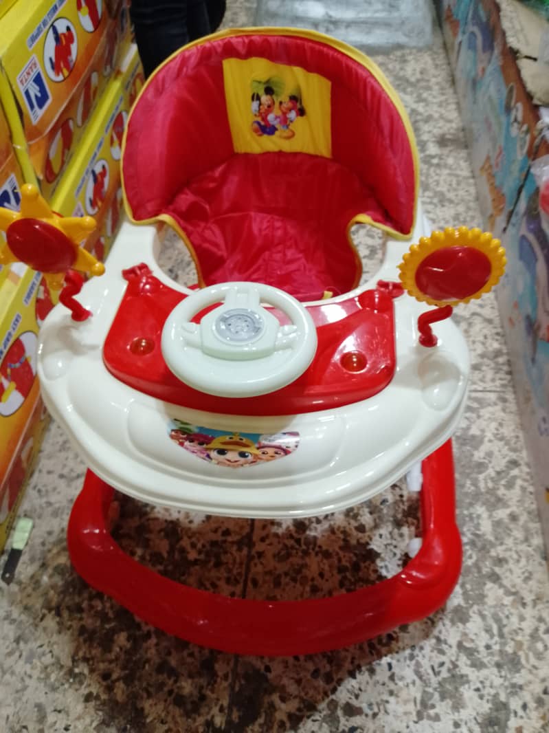 Baby walker 4000 wali New 2500 me wholesaler Shaikh Toys godam Karac 6