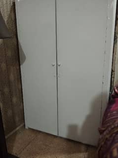 solid wood new paint white cupboard for sale