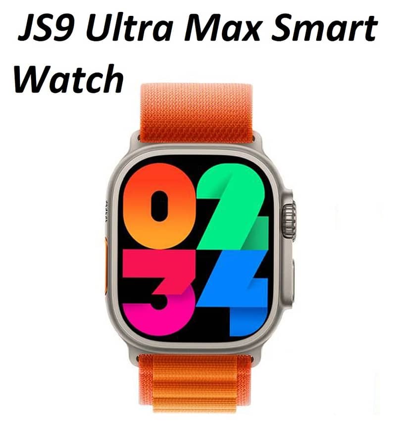 JS9 Sports / Js9 Ultra Max Watch 2.12 Inch Amoled Screen 49mm BrandNew 1