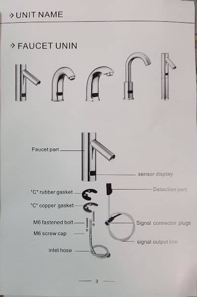 Automatic Sensor Faucet Mixer Tap 5