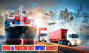 Import from China to Pakistan Door to Door Import - by Sea By Air Fast