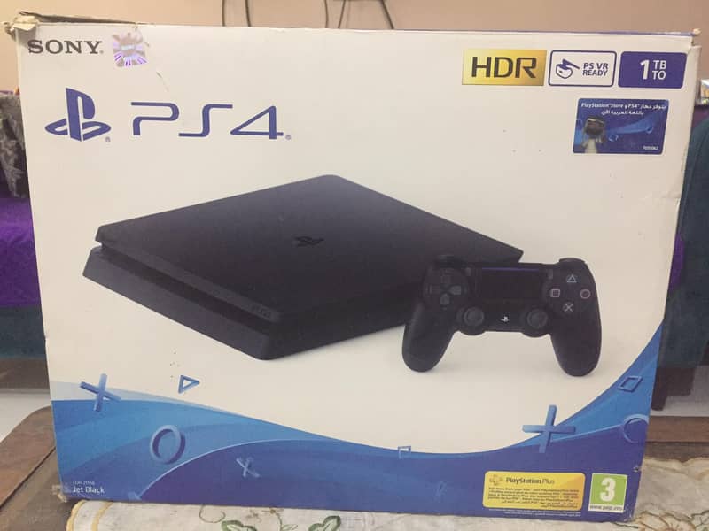 Playstation 4 Slim (1TB With Box) 7