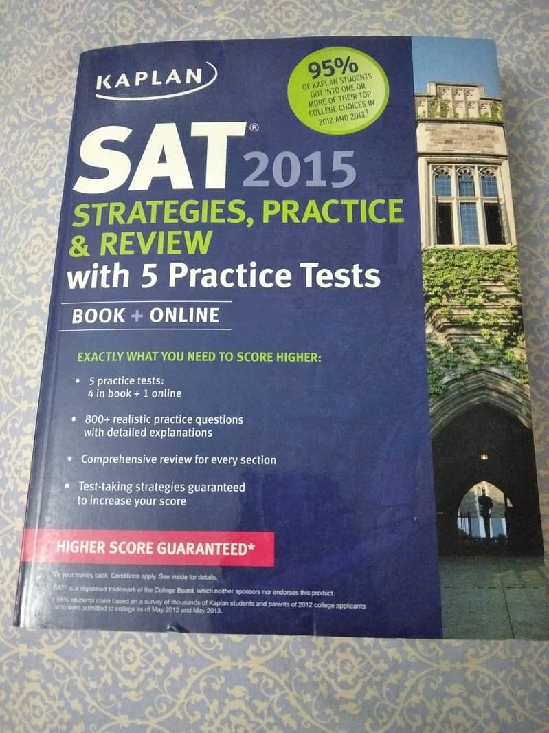 Kaplan SAT Book 2015 Edition 0