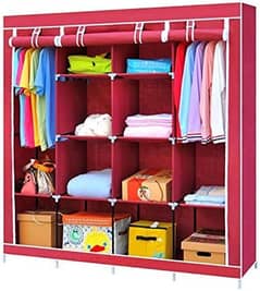 3 Layer Fancy Foldable Wardrobe Order for Call: 03127593339