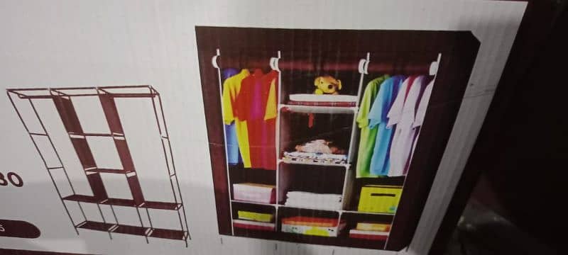 3 Layer Fancy Foldable Wardrobe Order for Call: 03127593339 5
