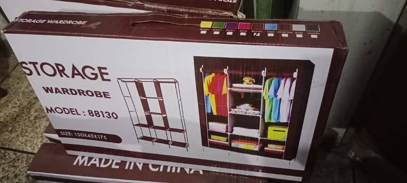 3 Layer Fancy Foldable Wardrobe Order for Call: 03127593339 6