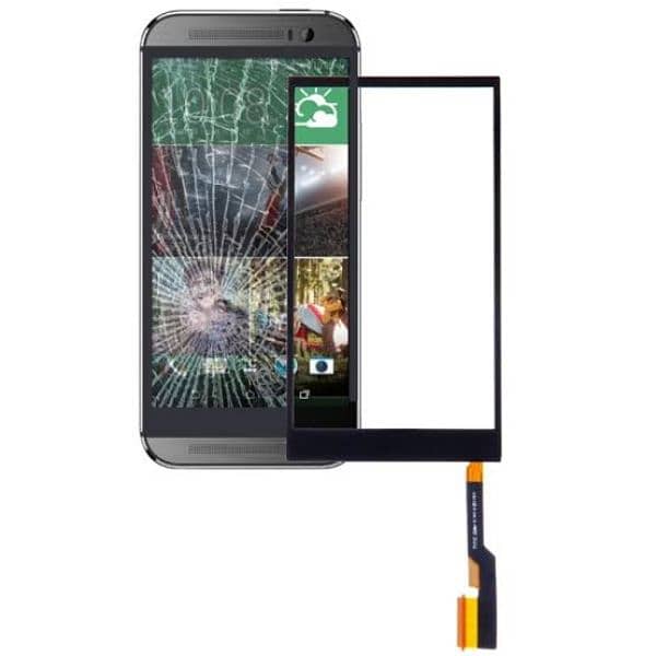 HTC M8 working panel and other parts 1