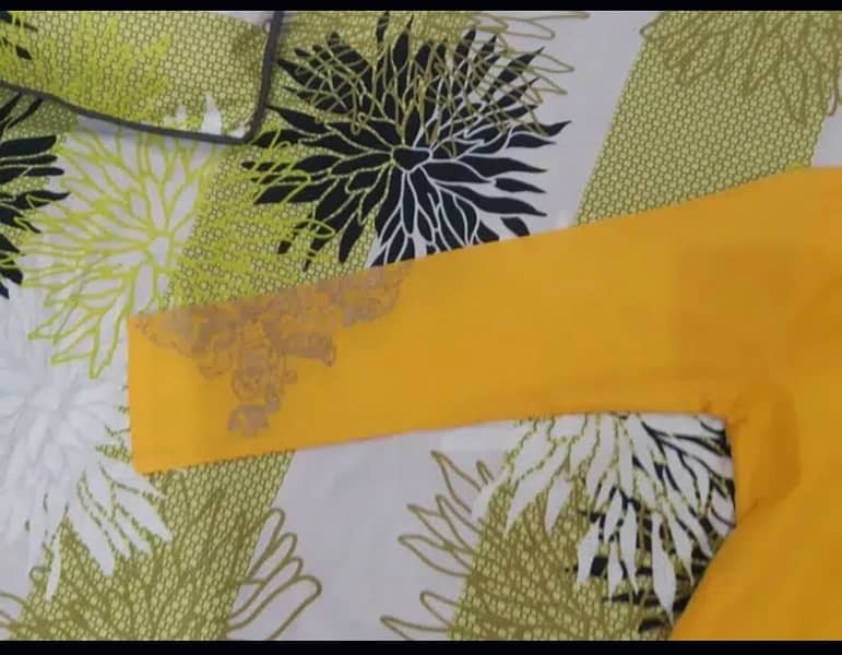 Yellow Embroidered Kurta for Man 5