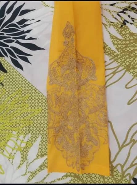 Yellow Embroidered Kurta for Man 6