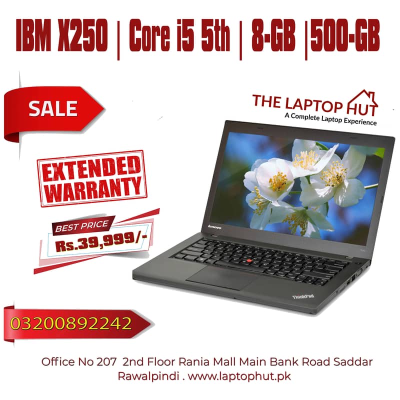 IBM ThinkPad | Core i7 4th Generaiton | 16-GB | 1TB | Warranty LAPTOP 3
