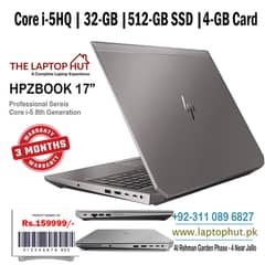 ZBook | Hp Core i5 8th HQ Processor | 4-GB Graphic | 32-GB Ram |512SSD