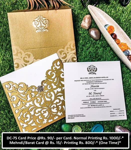Wedding Cards, Shadi Valima Aqiqa, Barat, Mehndi, Weding, Mayoun Card 8