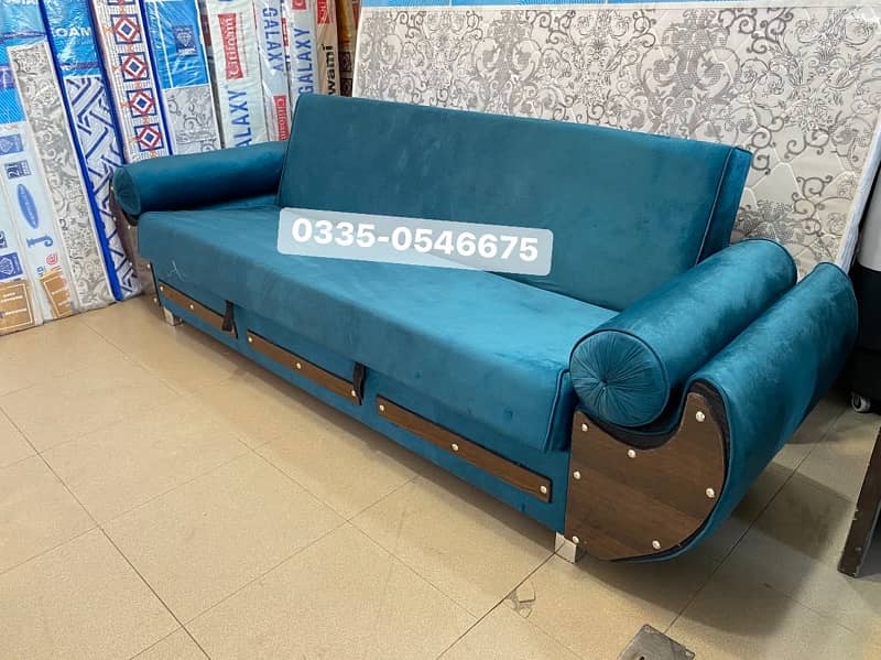 Wooden Sofa Cum Bed - Free Home Delivery 0