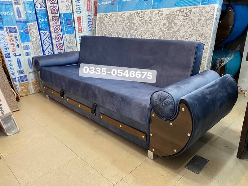 Wooden Sofa Cum Bed - Free Home Delivery 2