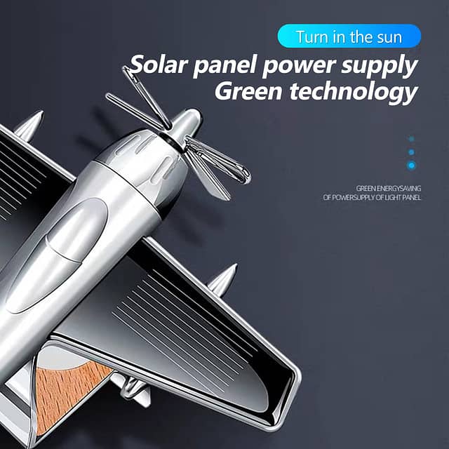 Car Air Freshener Solar Aircraft Decoration Airplane Aromatherapy 6