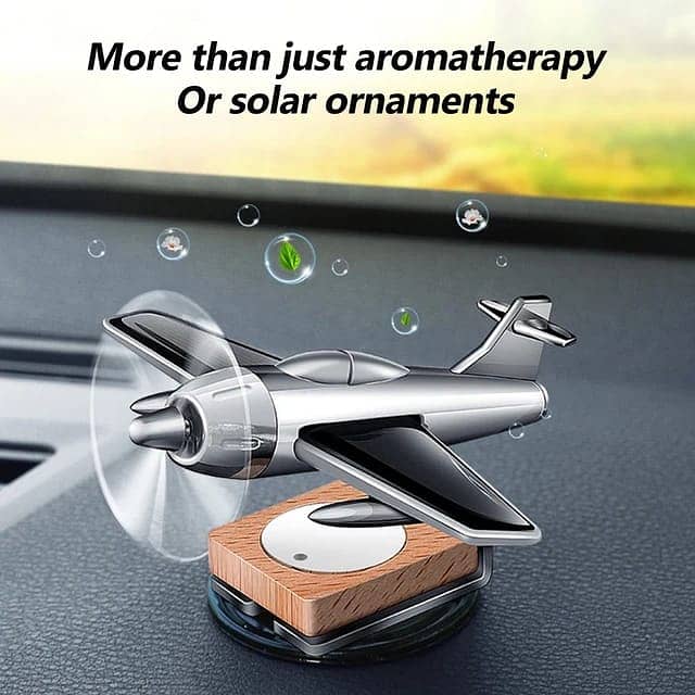 Car Air Freshener Solar Aircraft Decoration Airplane Aromatherapy 9