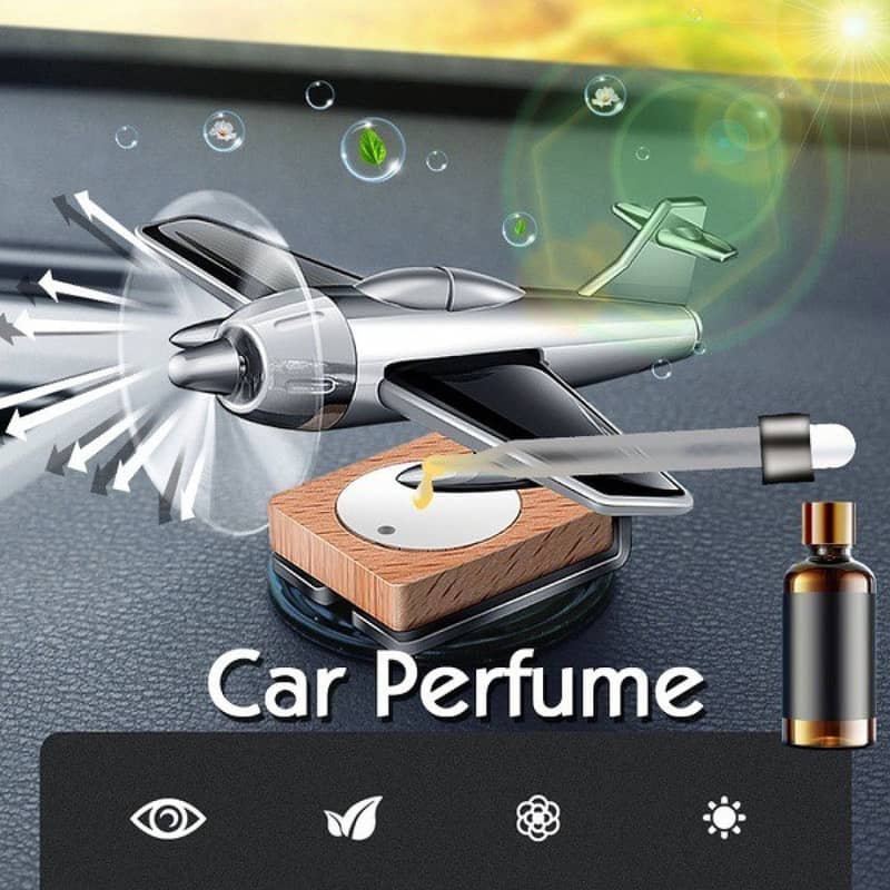 Car Air Freshener Solar Aircraft Decoration Airplane Aromatherapy Diff 5