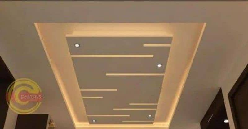 Gypsum board ceiling,PVC panel ceiling,panaflex,LCD rack,tv unit,pop d 4