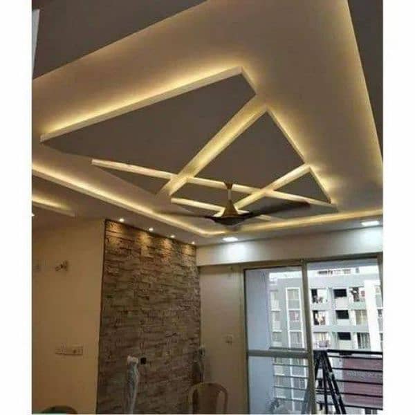 Gypsum board ceiling,PVC panel ceiling,panaflex,LCD rack,tv unit,pop d 7