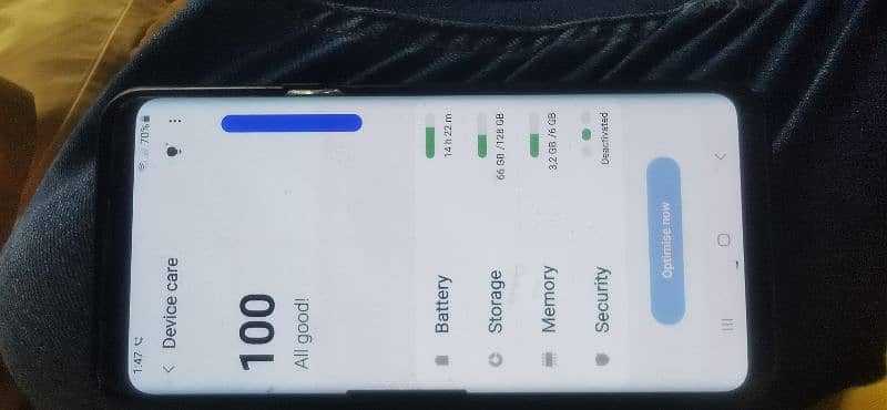 Samsung S9+ 6gb/128gb Onyx Grey single sim PTA APPROVED 1