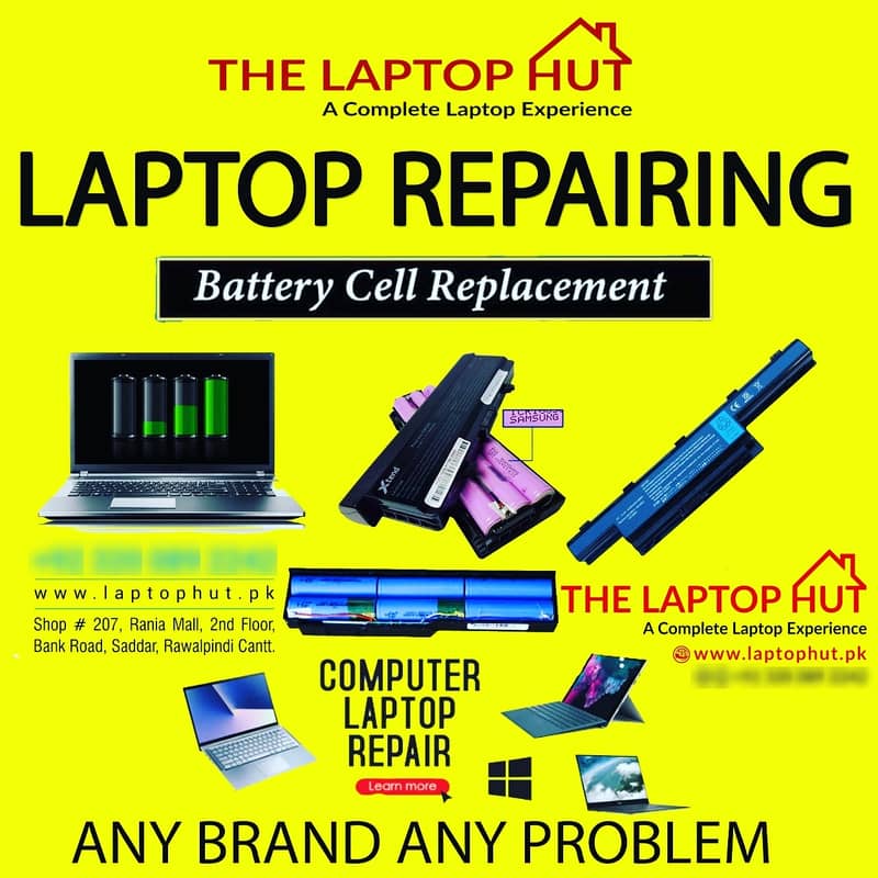Laptops | Laptops Parts available |LAPTOP HUT || LED /LCD|Battery|SSD 6