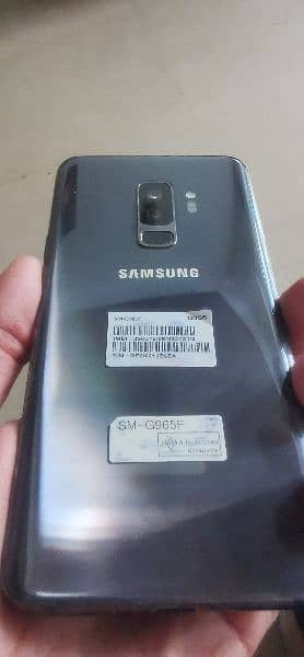 Samsung S9+ 6gb/128gb Onyx Grey single sim PTA APPROVED 8